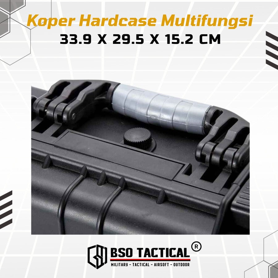 Koper Hardcase Multifungsi Tactical Case Precut Foam 33.9 x 29.5 x15.2