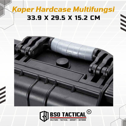 Koper Hardcase Multifungsi Tactical Case Precut Foam 33.9 x 29.5 x15.2