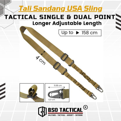 Sling Viper Tali Sandang USA Single & Dual Point Outdoor