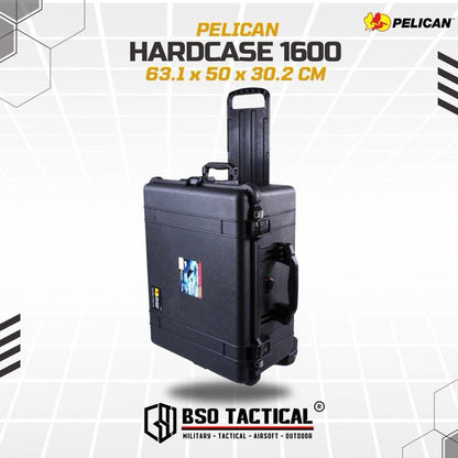 Koper Pelican 1610 Hardcase Protector Multifungsi Case Trolley Foam Precut ORIGINAL