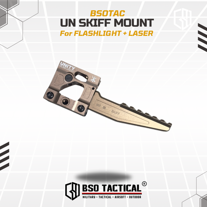 HRF SKIFF Tactical Riser Unity Mount Laser Flashlight ANPEQ Rail 20mm Picatinny