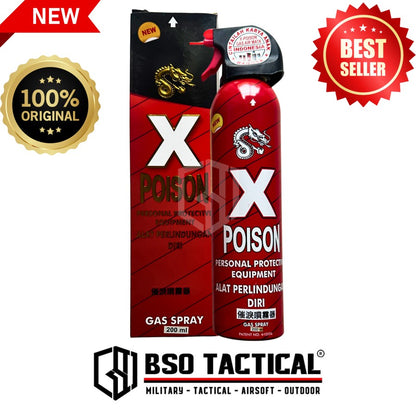 Semprotan Pepper Spray X Poison Self Defense EDC ORIGINAL