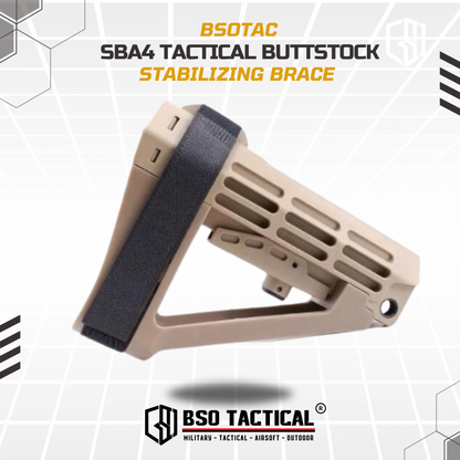 Popor Tactical SBA4 Stabilizing Brace Buttstock AEG WGG Airsoft