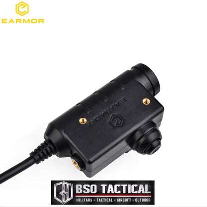 Earmor PTT M51 AUX 3.5mm Jack for Moto 2 Way Radio Adapter