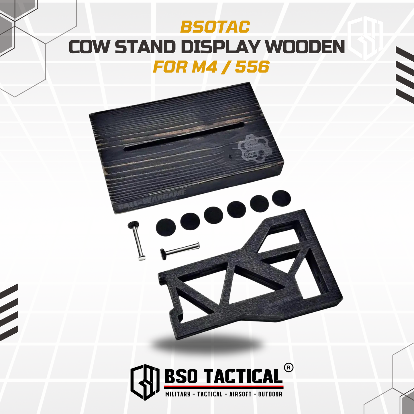 Stand Display COW Cleaning Wooden Universal M4 Mag 556