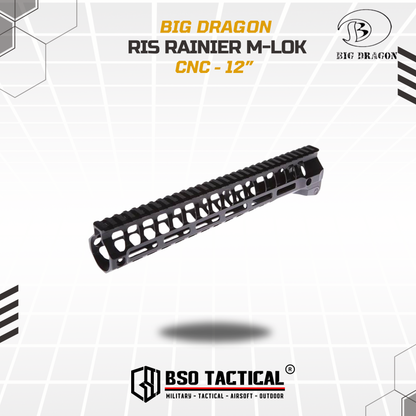 BD Tactical RIS MLOK Rainier Arm SWITCH 556 AR 15 Handguard - 12” 13” 15”