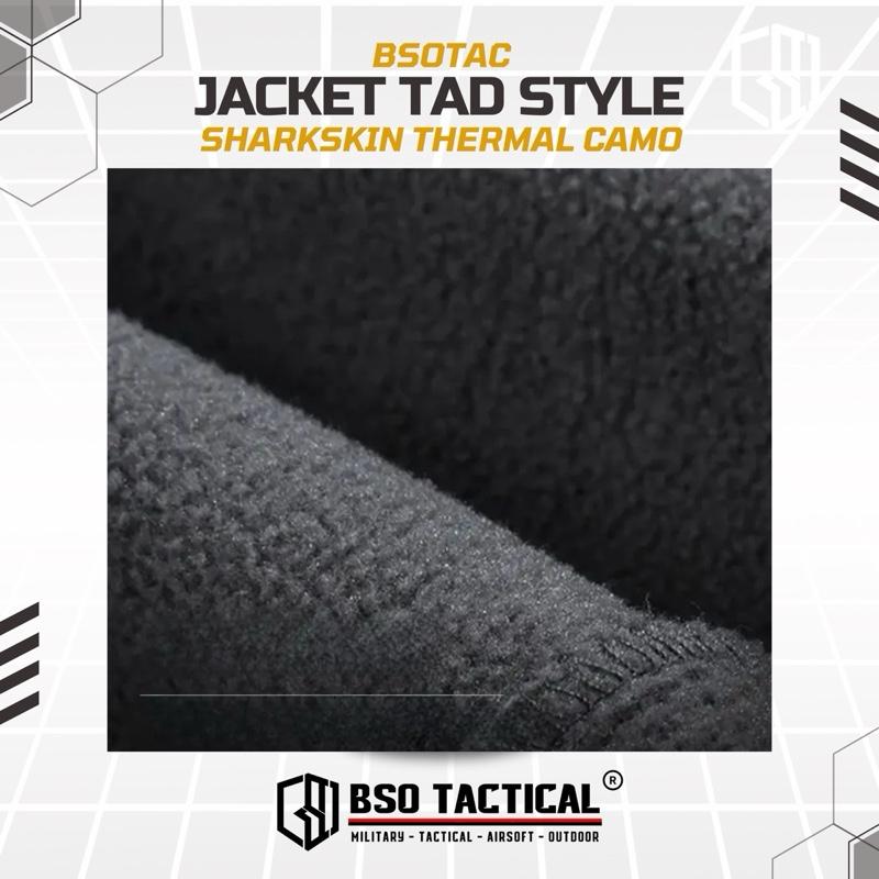 Jacket TAD Style Sharkskin Outdoor Thermal Waterproof Zipper Light Unisex Bahan Softshell Polar Windproof Jacket Hangat Angin Tahan Air