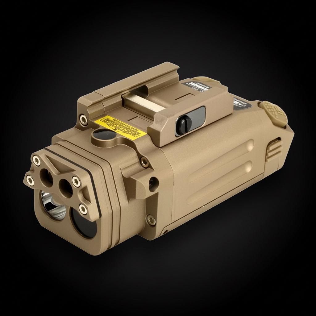 Senter Tactical DBAL PL LED Flashlight Strobo IR Red Laser Full Metal