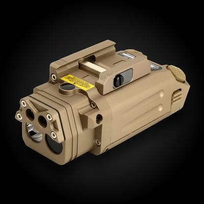 Senter Tactical DBAL PL LED Flashlight Strobo IR Red Laser Full Metal