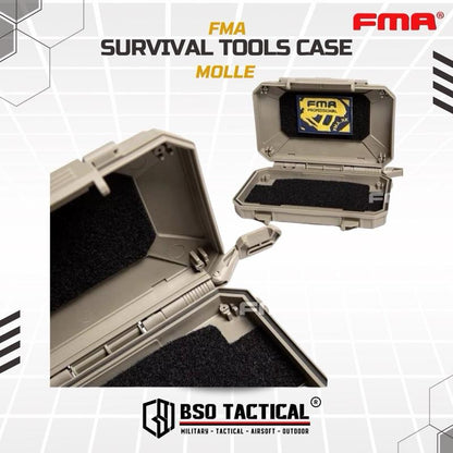 FMA Tactical Survival Tools Mobile Case Multifungsi Storage Box EDC - TB1400