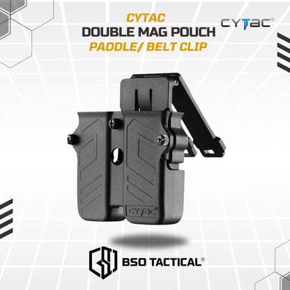 Cytac Tactical Double Mag Pouch 9mm Holster Universal - ORIGINAL