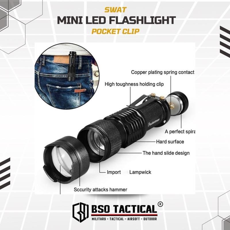 Senter Tactical Swat 88000w Led Outdoor Flashlight Rechargeable