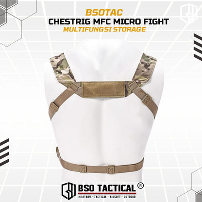 Chestrig Tactical MFC Micro Fight Classic Chest Rig Multifungsi Storage MG Pouch Outdoor Sport