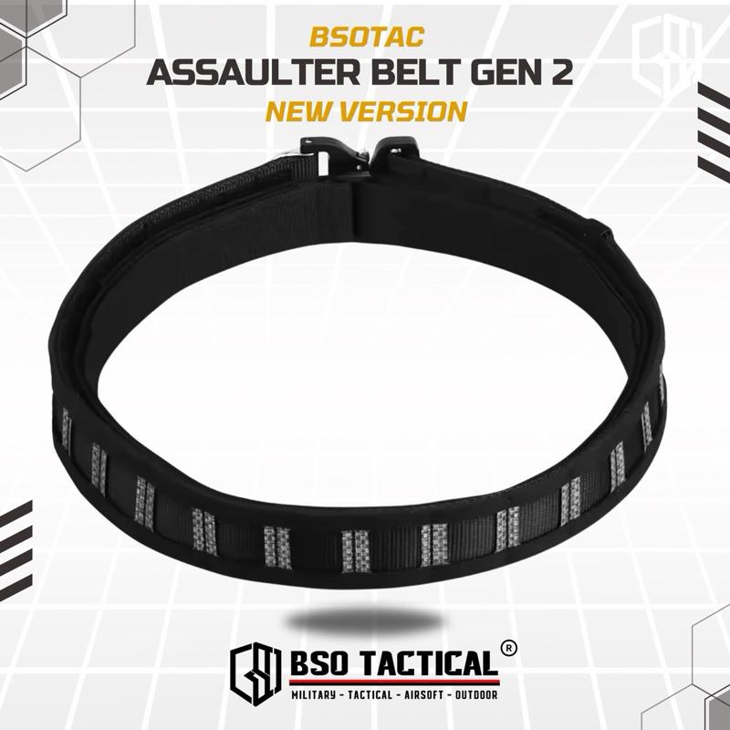 Ikat Pinggang WS Assaulter Tactical Belt Gen 2 Molle Warbelt Outdoor Quick Release Buckle 3 in 1