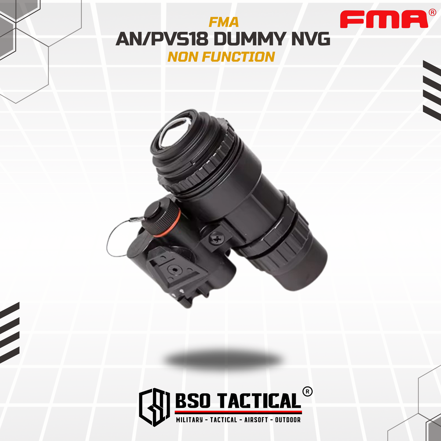 FMA Tactical NVG PVS18 Dummy Model Non-Functional Night Vision Goggles Cosplay Toys - TB1206