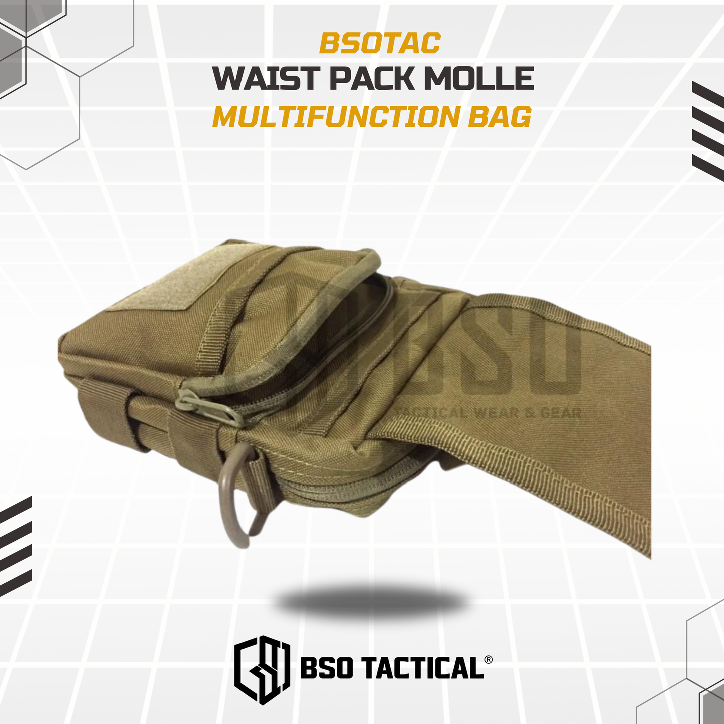 Tas Selempang Mini Organizer Pouch Molle Tactical Bag Multifungsi - TS228