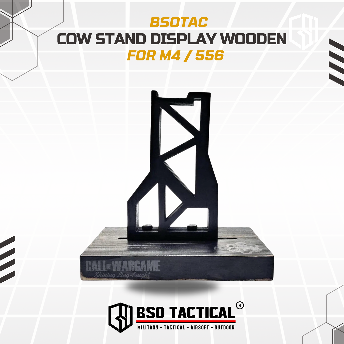 Stand Display COW Cleaning Wooden Universal M4 Mag 556