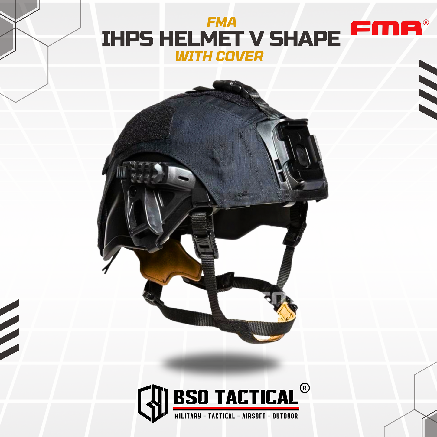 FMA IHSP Tactical Outdoor Helmet with Cover - TB1428