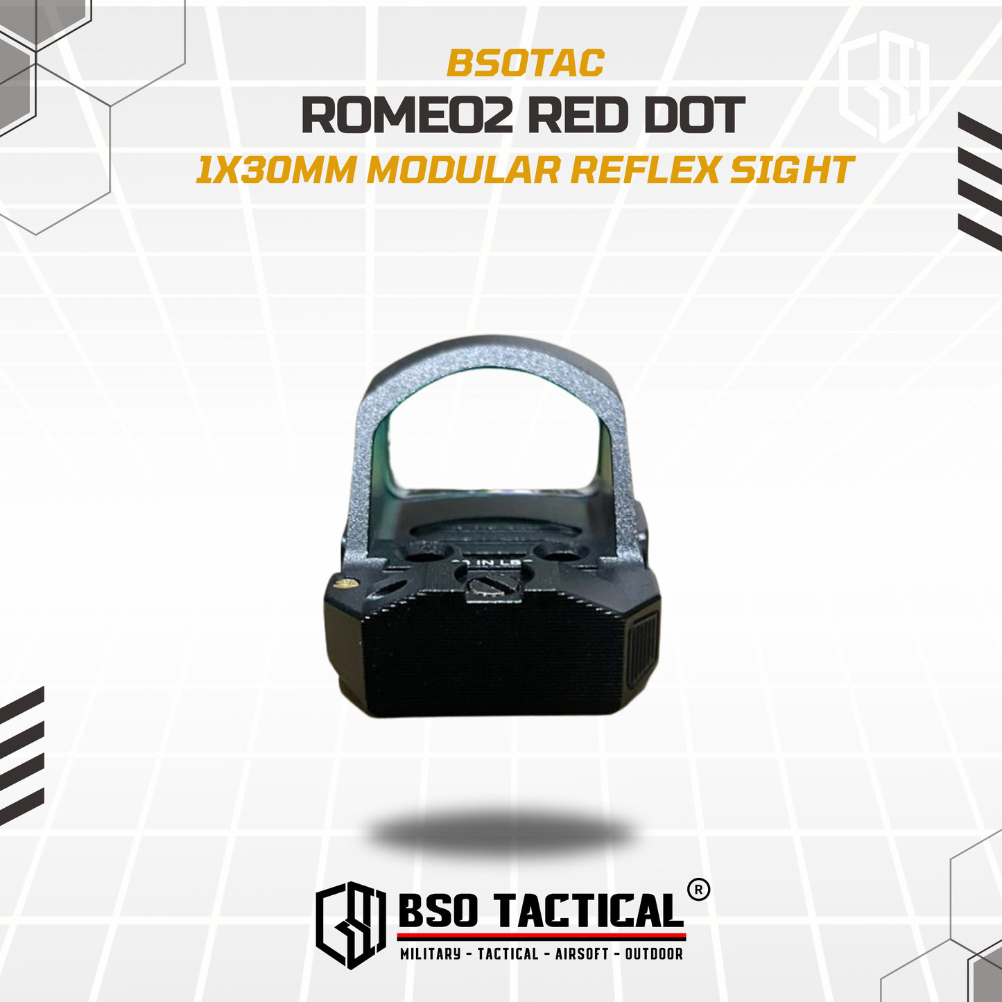 Romeo 2 Tactical Mini Red Dot Scope Sight 1x30mm Full Kit Metal