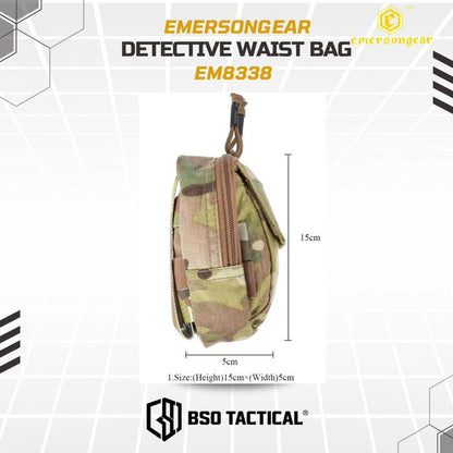 Emerson Gear Tactical Detective Waist Bag Multifunction Pouch EDC Molle Original EM8338