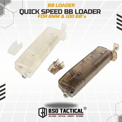 BB Loader Transparency Fast Load 100 BB 6mm GBB
