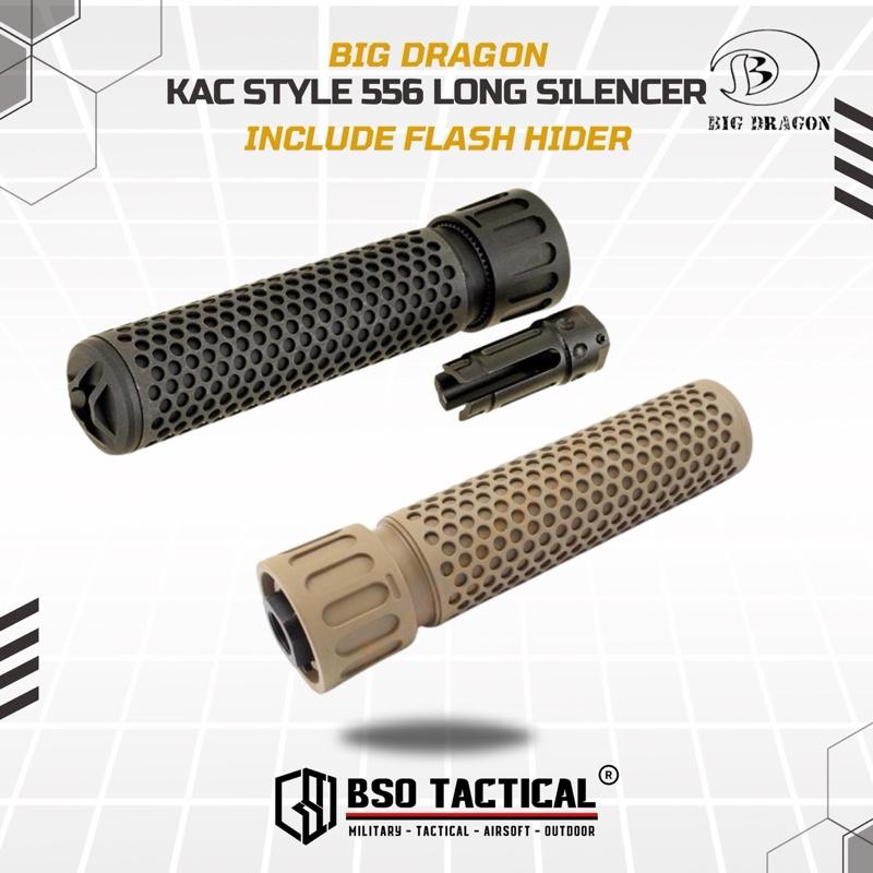 Tactical Silencer KAC Style 5.56 QD Long Mock Suppresor Flash Hider