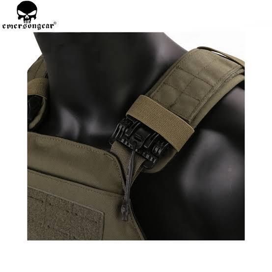 Rompi Tactical Vest Emerson Blue Label LAVC Assault ROC Plate Carrier ORI Outdoor Gym Fitness Running Hyrox