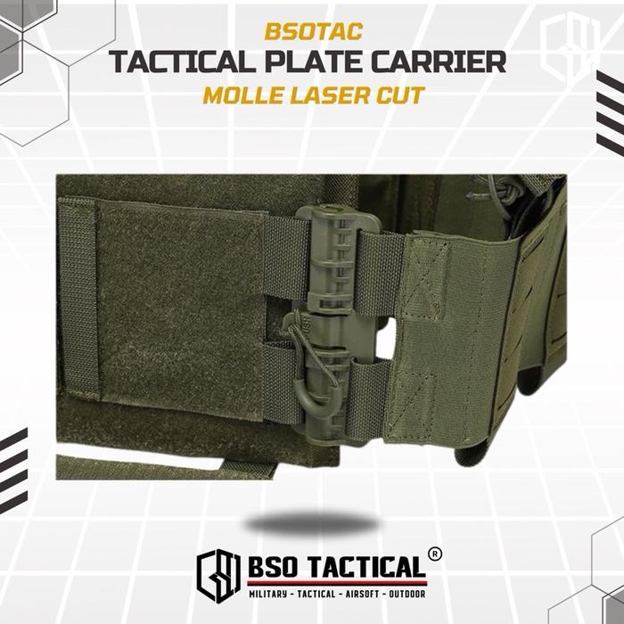 Rompi Olahraga LAVC Tactical Jungle Adventure Kit Vest Modular Molle Laser Cut Training Vest Gym Fitness Hyrox Outdoor
