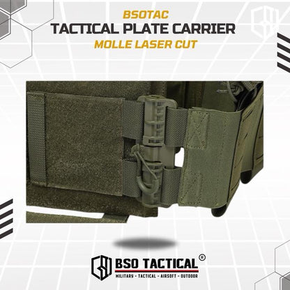 Rompi Olahraga LAVC Tactical Jungle Adventure Kit Vest Modular Molle Laser Cut Training Vest Gym Fitness Hyrox Outdoor