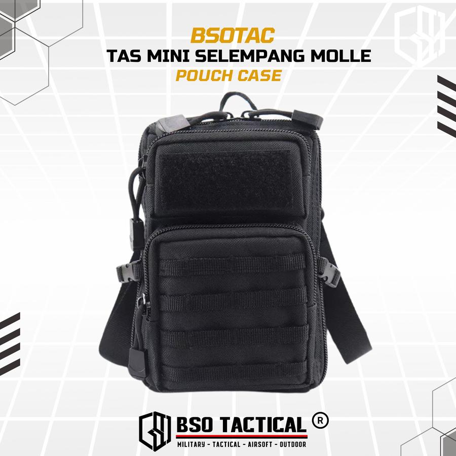 Outdoor Pouch EDC Tas Mini Selempang Bag Molle Pouch Case Nylon - TS231