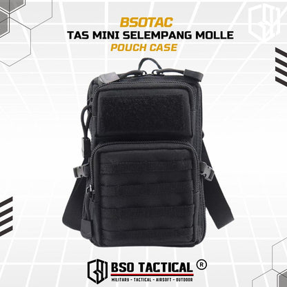Outdoor Pouch EDC Tas Mini Selempang Bag Molle Pouch Case Nylon - TS231