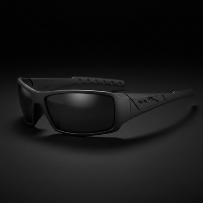 Kacamata Olahraga Outdoor Wiley X Twisted Riding Casual Sunglasses Matte Black Smoke Lens - ORIGINAL