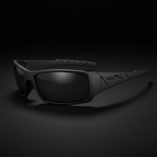 Kacamata Olahraga Outdoor Wiley X Twisted Riding Casual Sunglasses Matte Black Smoke Lens - ORIGINAL