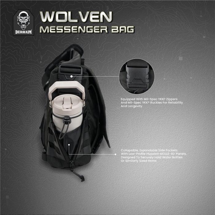 Tas Selempang Durhaim Wolven Messenger Bag Daily EDC - ORIGINAL