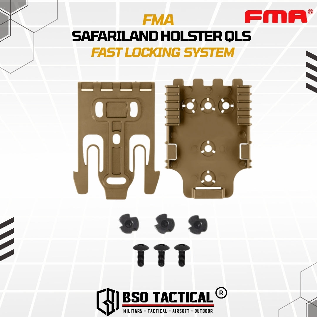 FMA Safariland Style QLS Fast Quick Locking System Holster