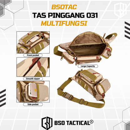 Tas Pinggang Multifungsi Travel Pack Waisted Bag Outdoor Nylon