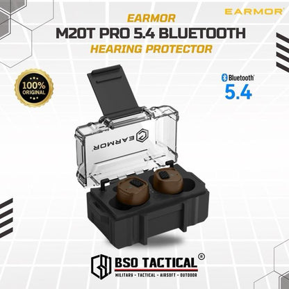 Earmor M20T PRO 5.4 Bluetooth Electronic Earplugs Hearing Protection ORIGINAL Earbuds Earphone Wireless Green Tws Headset