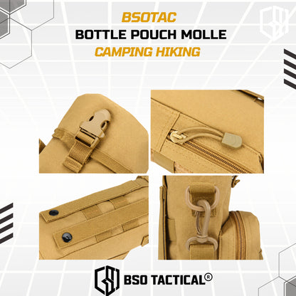 Tas Selempang Outdoor dengan Bottle Pouch Molle for Hiking Camping Outdoor Bag