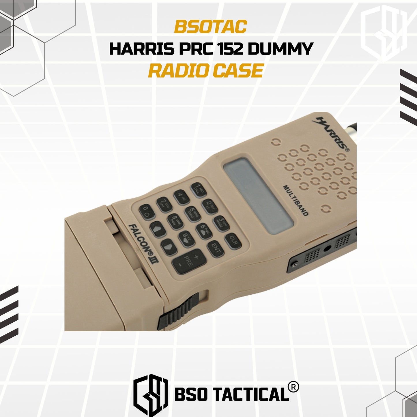 FMA Harris PRC 152 Dummy Radio Case Accesories Gear Walkie Talkie Tempat HT
