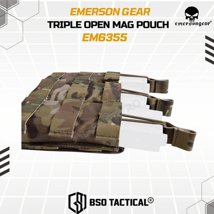 Emerson Gear Pouch Molle Triple Open Mag Pouch 500D Bag