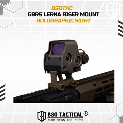 GBRS Lerna Riser Mount Kit Picatinny Rail for Holosight 2.91" CNC