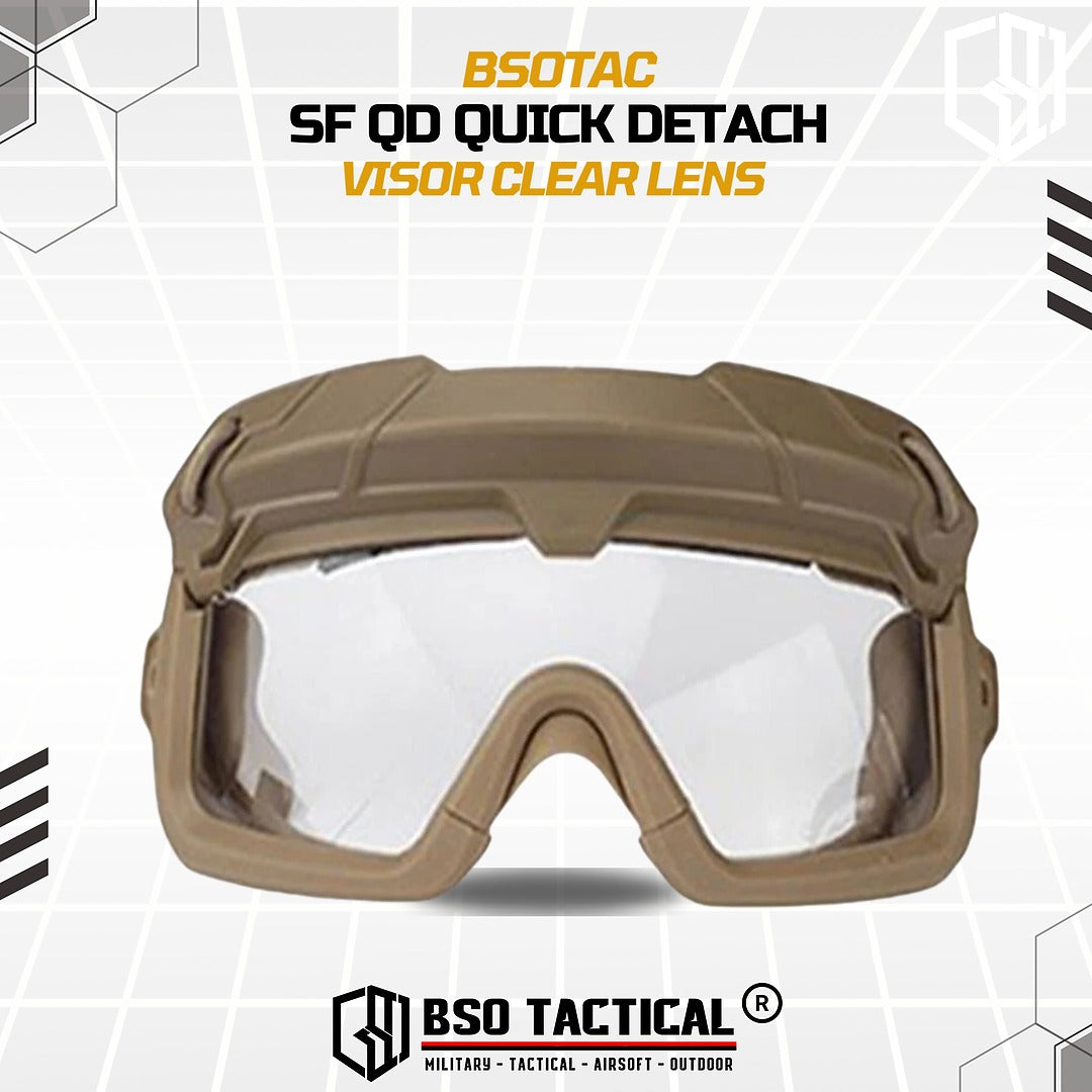 SF QD Quick Detach Tactical Goggle Gentex Ops Core Style