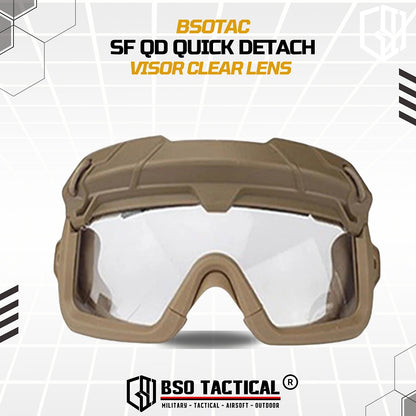 SF QD Quick Detach Tactical Goggle Gentex Ops Core Style