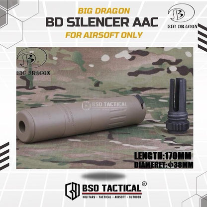 BD Tactical Silencer AAC Armament Marking M 4 2000 Deluxe Full Metal