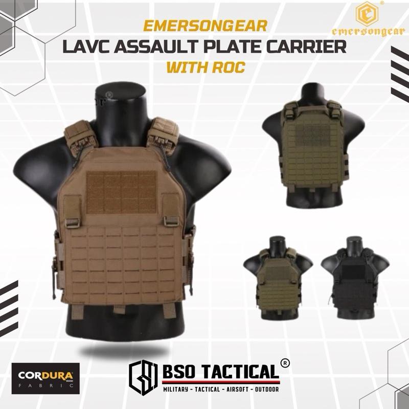 Rompi Tactical Vest Emerson Blue Label LAVC Assault ROC Plate Carrier ORI Outdoor Gym Fitness Running Hyrox