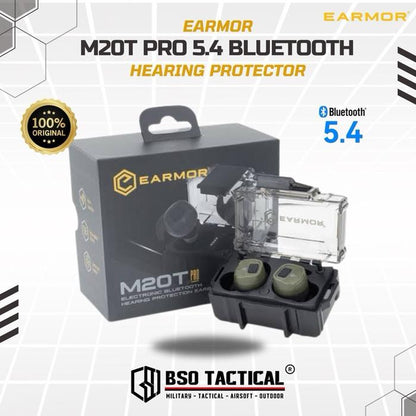 Earmor M20T PRO 5.4 Bluetooth Electronic Earplugs Hearing Protection ORIGINAL Earbuds Earphone Wireless Green Tws Headset