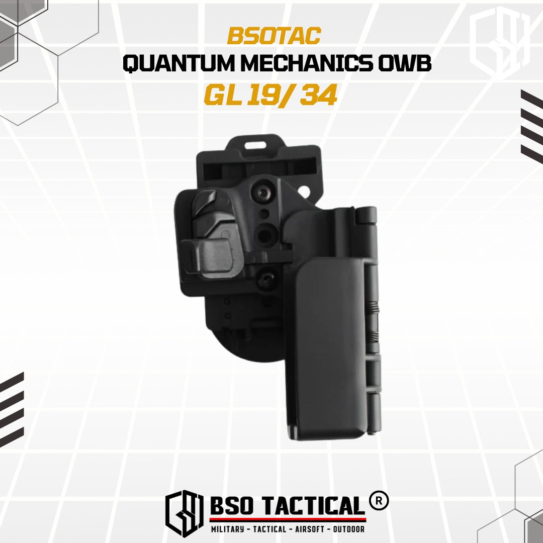 Tactical Holster Quantum Mechanics OWB Quick Release IPSC GL17 19 22