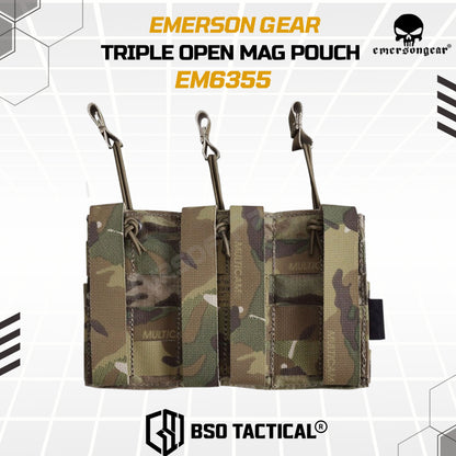 Emerson Gear Pouch Molle Triple Open Mag Pouch 500D Bag