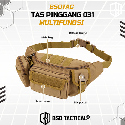 Tas Pinggang Multifungsi Travel Pack Waisted Bag Outdoor Nylon
