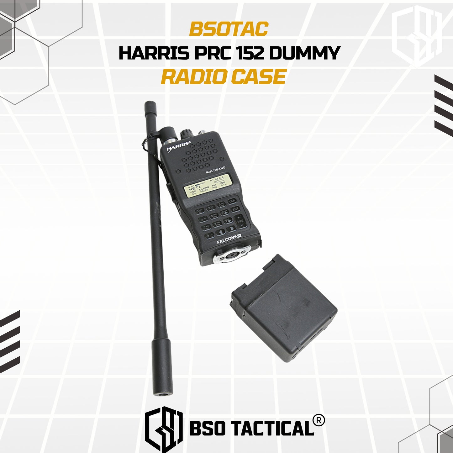 FMA Harris PRC 152 Dummy Radio Case Accesories Gear Walkie Talkie Tempat HT